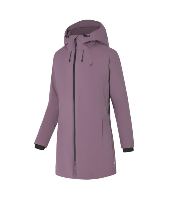 Anorack Joluvi Heat Stormy Mujer Ciruela - Negro