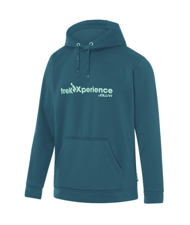 Sudadera Casual Joluvi Xperience Unisex Azul Cobalto Menta