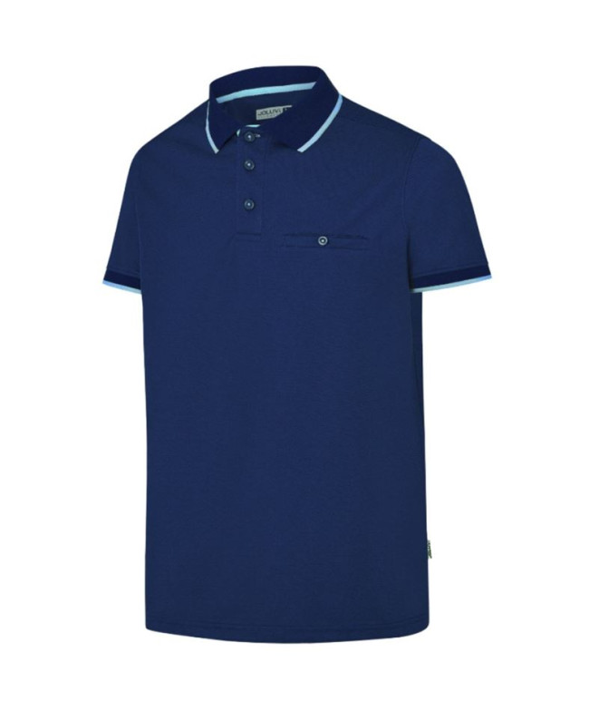 Polo de Montaña Joluvi Urban Hombre Azul Royal