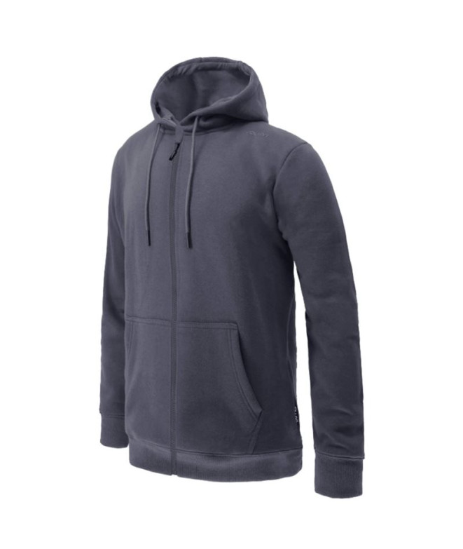 Moletom Casual Joluvi Homem Moletom com capuz Zip V2 Anthracite Vigore