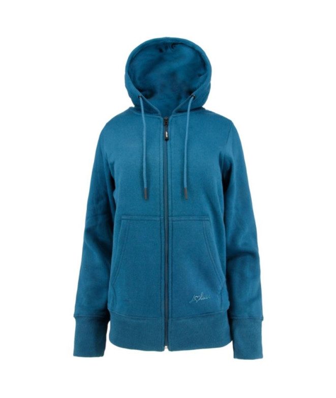 Sweat Décontracté Joluvi Femme Hoodie Zip V2 Cobalt Blue