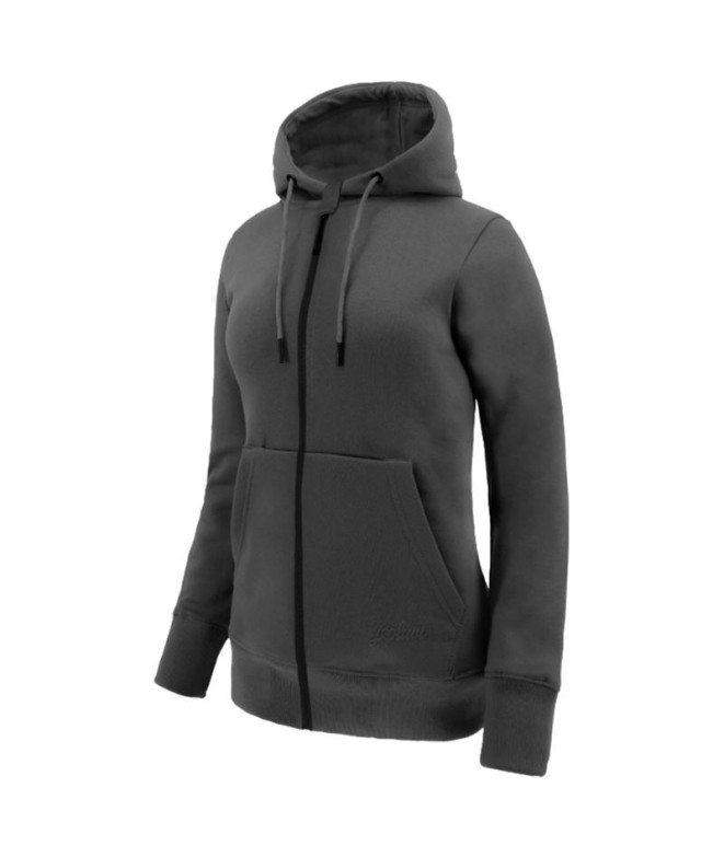 Moletom Casual Joluvi Mulher Moletom com capuz Zip V2 Anthracite Vigore