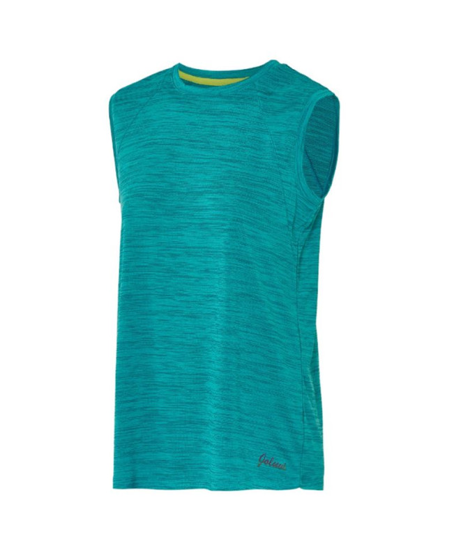 Camiseta de Montaña Joluvi Diamond Tank Mujer Esmeralda