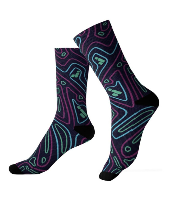 Fitness Joluvi Unisexe Chaussettes de Funky Socks 709 Print 1 paire