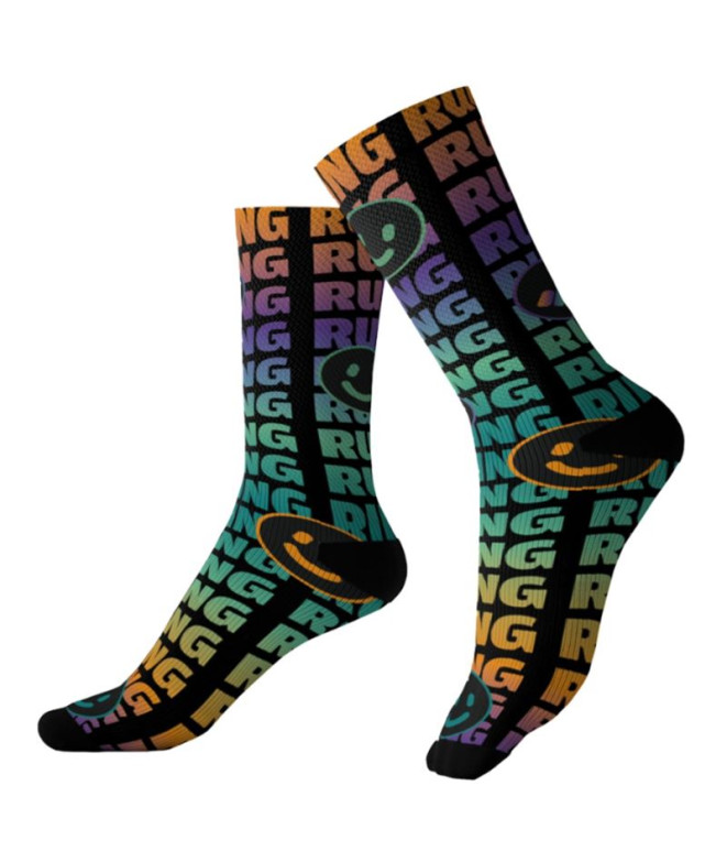 Fitness Joluvi Unisexe Chaussettes de Funky Socks 711 Print 1 paire