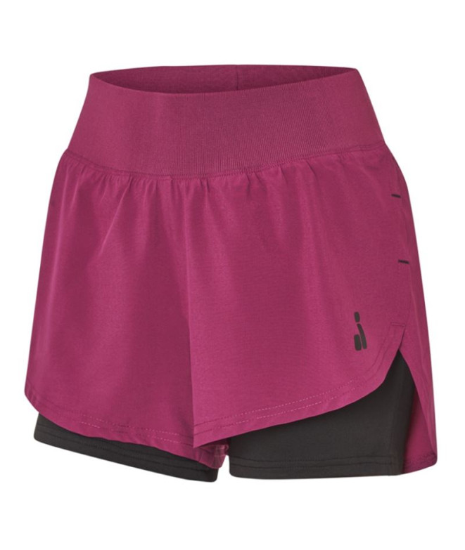 Pantalón de Running Joluvi Metatech Mujer Orquidea Oscuro