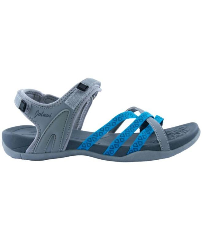 Sandales Montagne Joluvi Femme de Verin Bleu cobalt clair