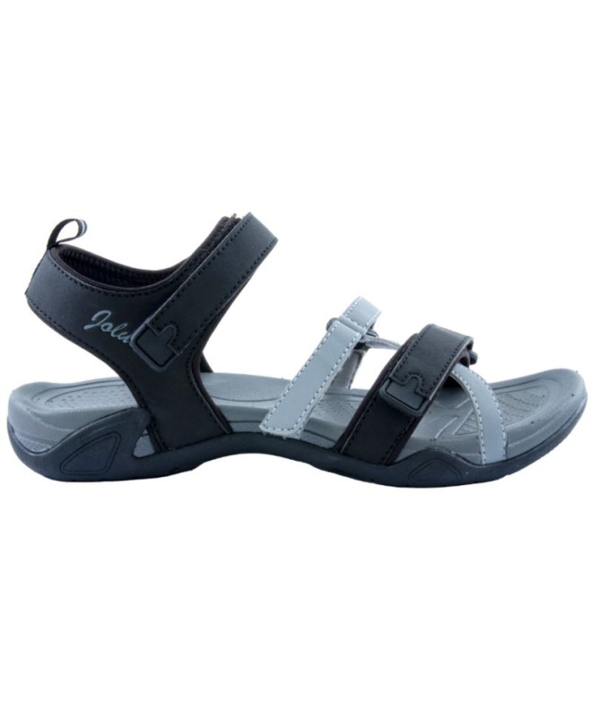 Sandalias de Montaña Joluvi Venture Mujer Negro Gris Medio