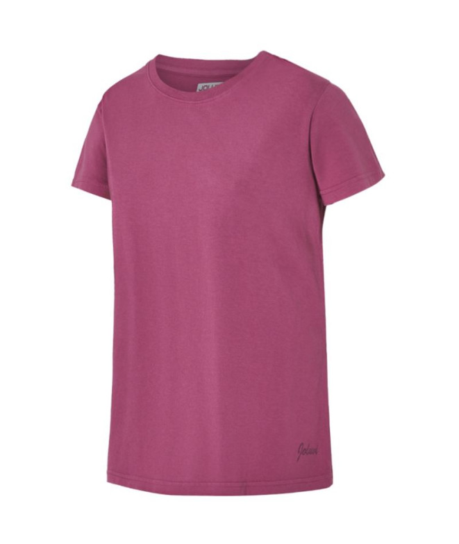 Camiseta de Montaña Joluvi Bambu Mujer Ciruela