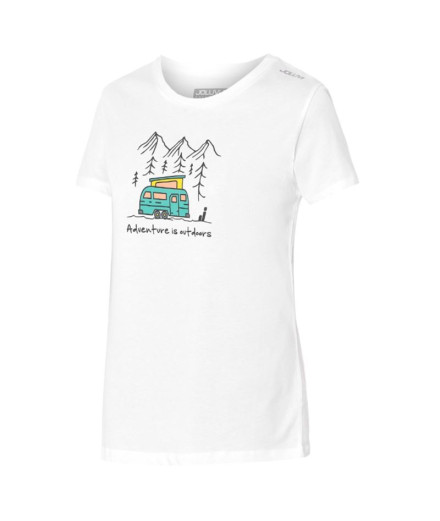 T-shirt Montagne Joluvi Femme de Adventure White
