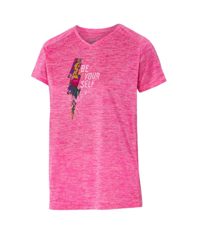 Camiseta Montanha Joluvi Mulher por Flowers Bolt Neon Pink Vigore