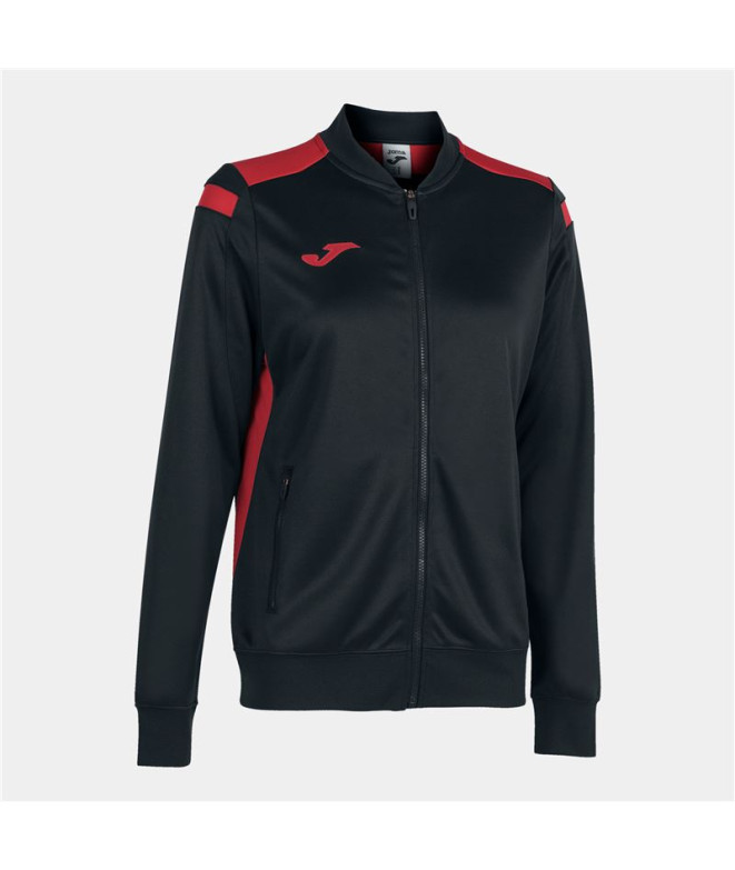 Veste Joma Femme championnat de football VI Noir Rouge