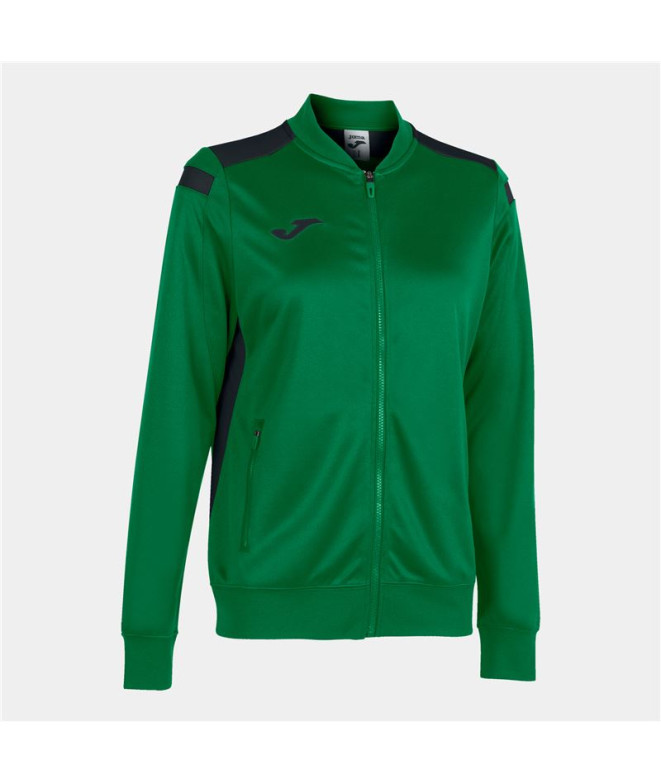 Casaco Joma Mulher de Futbol Championship VI Verde Preto