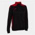Moletom Joma Mulher campeonato de Futebol VI Preto Vermelho