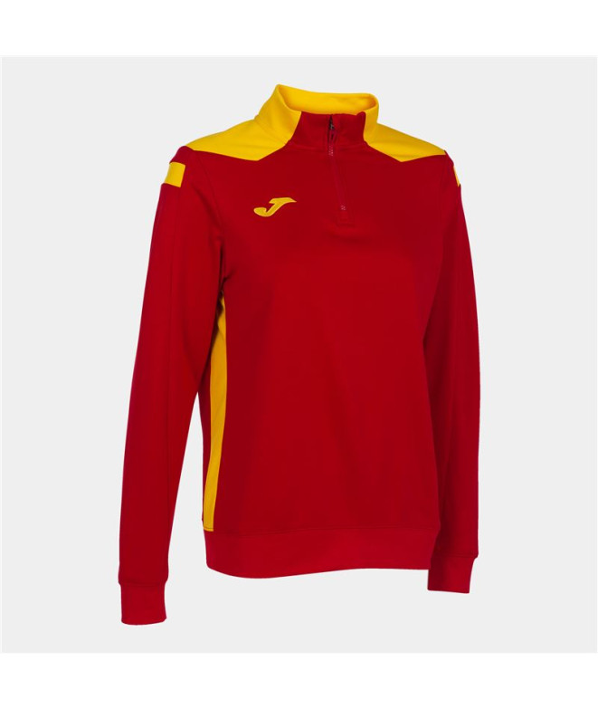 Sweat Joma Femme championnat de Futbol VI Rouge Jaune