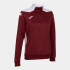 Moletom Joma Mulher campeonato de Futebol VI Bordeaux Branco