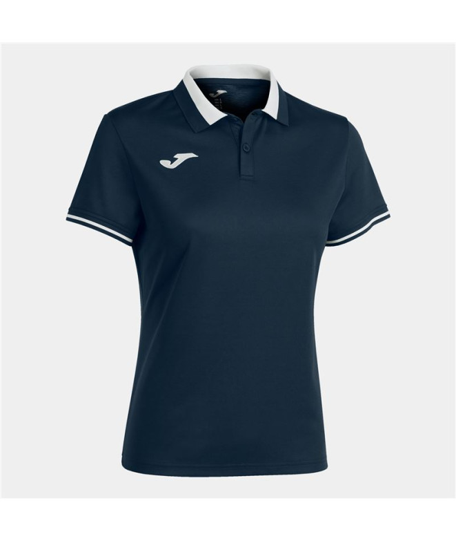 Polo Joma Femme de Futbol Championship VI Navy White