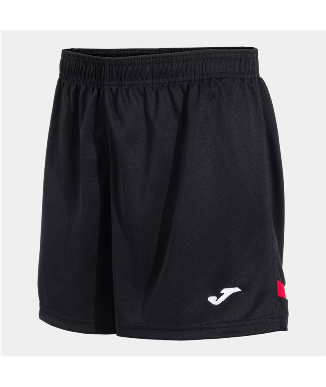 Calça Joma Mulher curto Tóquio Preto Vermelho