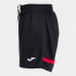 Calça Joma Mulher curto Tóquio Preto Vermelho
