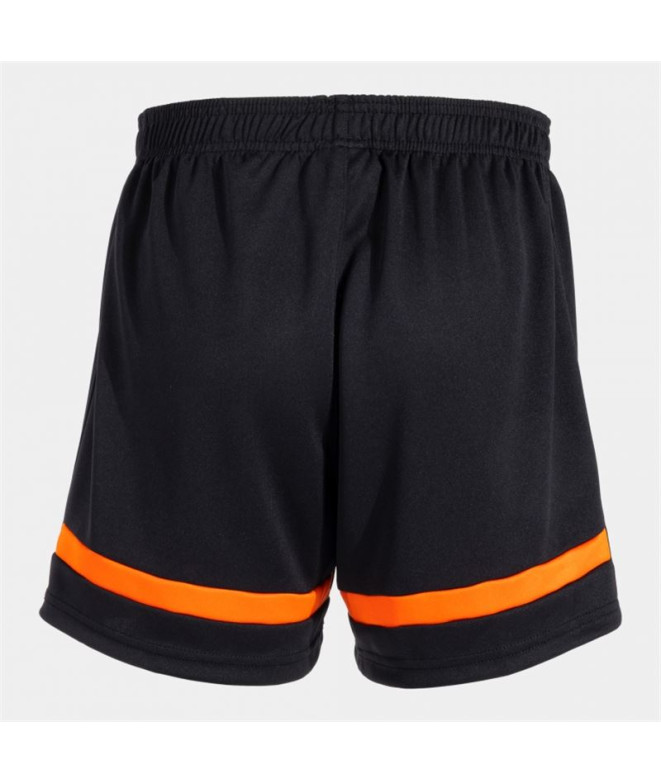 Calça Joma Mulher short Tóquio Preto Laranja