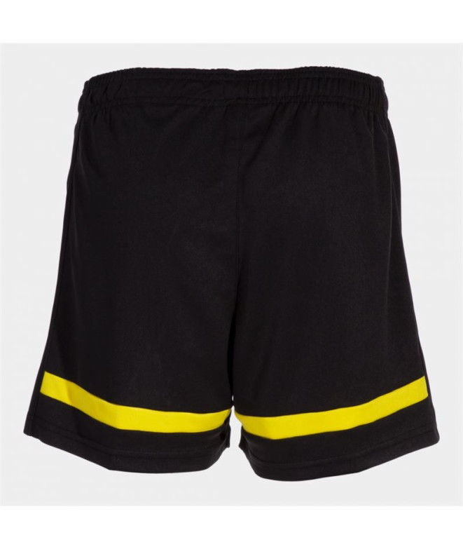 Pantalon Joma Femme court Tokyo Noir Jaune