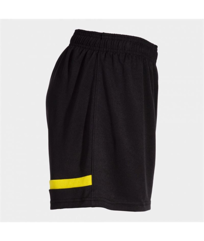 Calça Joma Mulher curto Tóquio Preto Amarelo