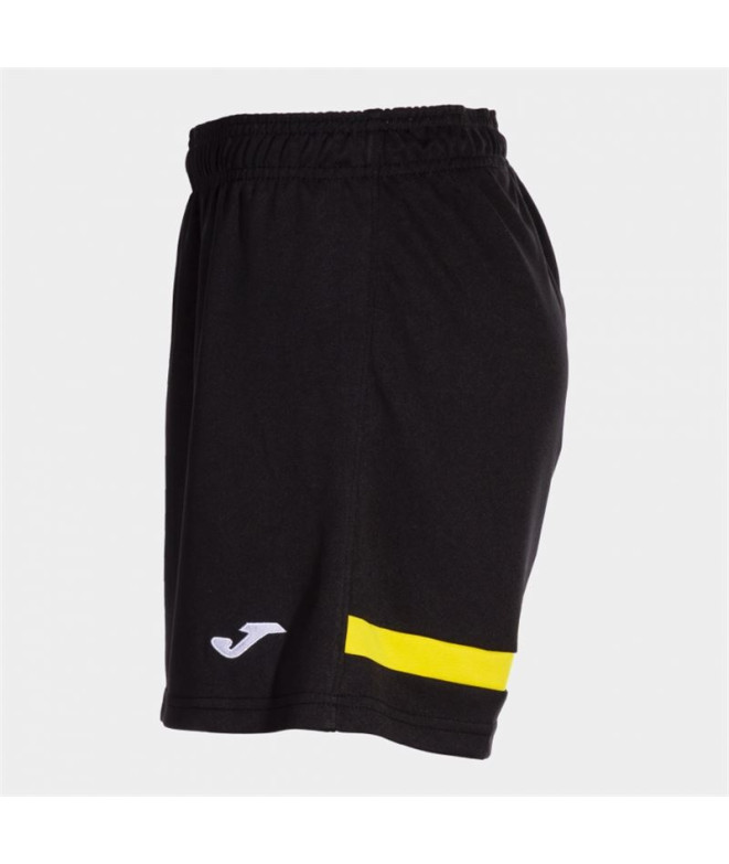 Calça Joma Mulher curto Tóquio Preto Amarelo