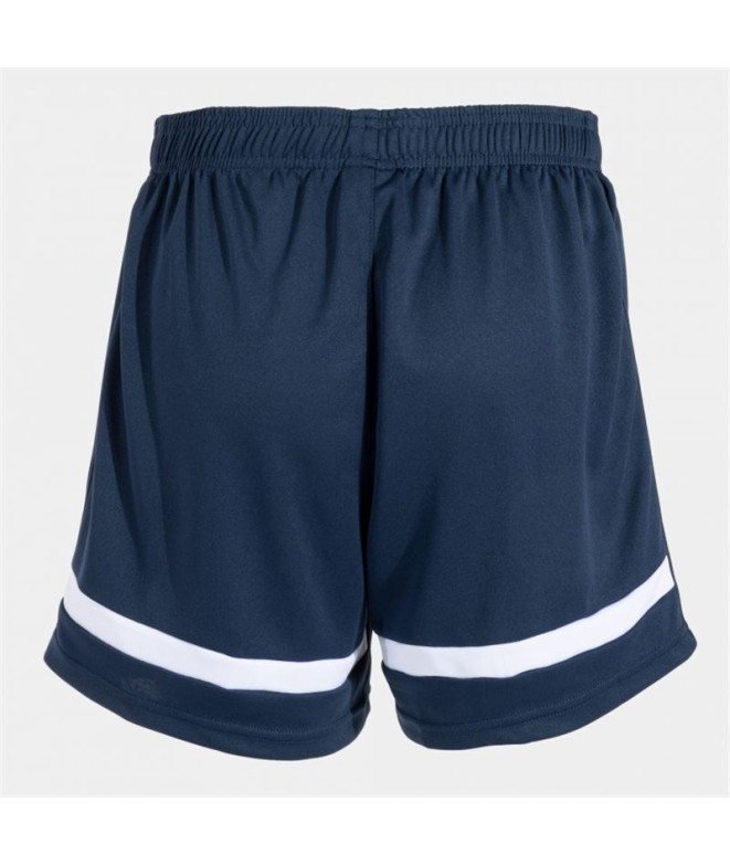 Calça Joma Mulher short Tokyo Navy Branco