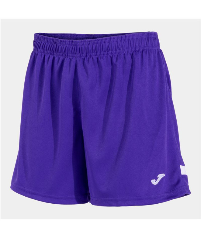 Pantalón corto Joma Tokyo Mujer Violeta Blanco