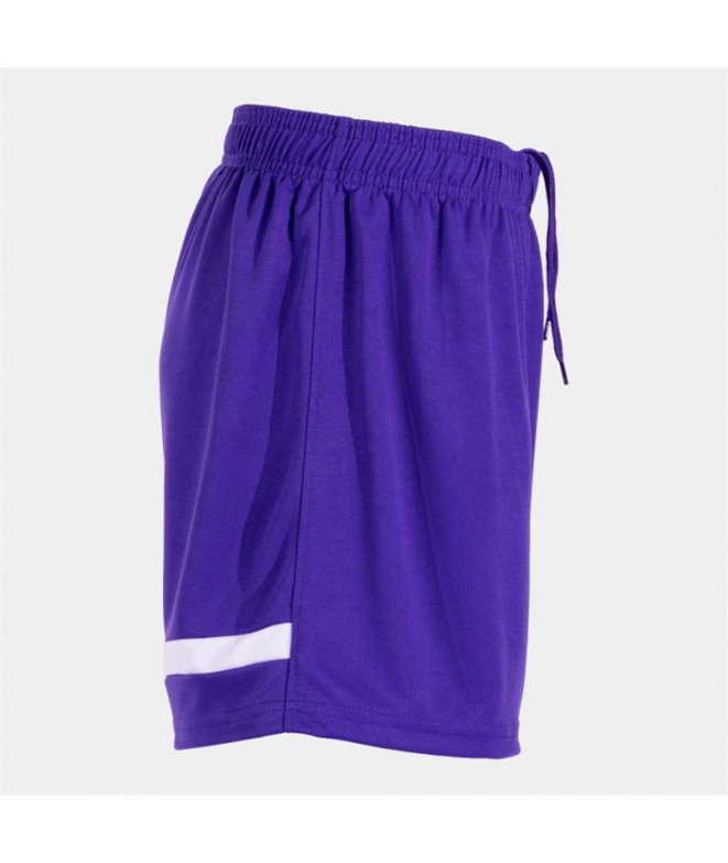 Calça Joma Mulher short Tóquio Violeta Branco