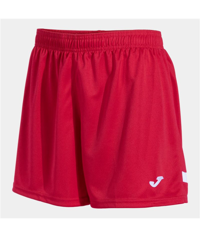 Calça Joma Mulher curto Tóquio Vermelho Branco