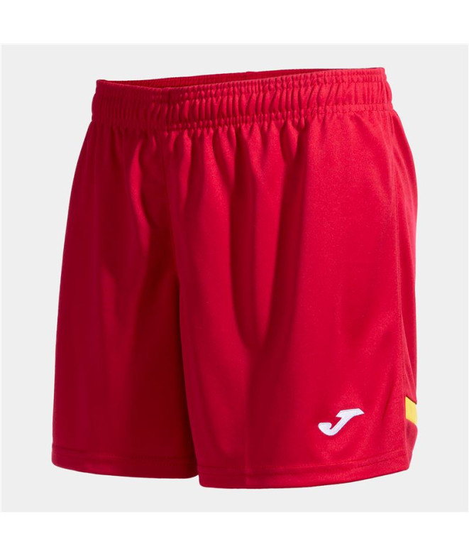 Calça Joma Mulher curto Tóquio Vermelho Amarelo