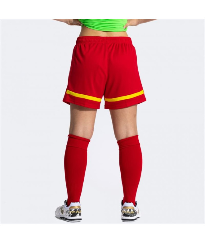 Calça Joma Mulher curto Tóquio Vermelho Amarelo