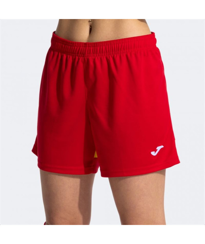 Calça Joma Mulher curto Tóquio Vermelho Amarelo
