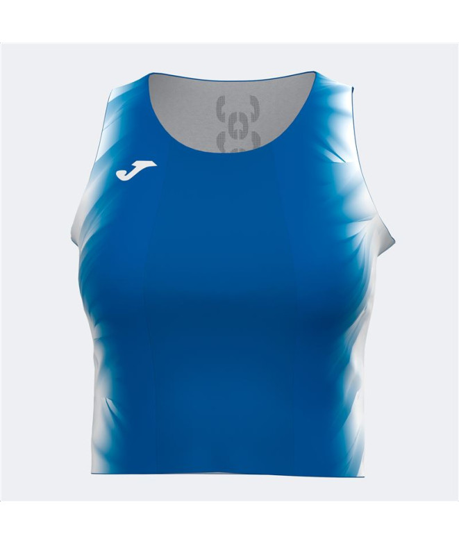 Top de Running Joma Elite XI Mujer Royal Blanco