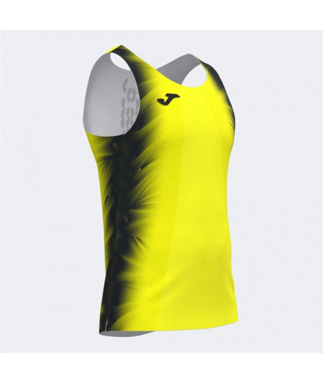 Camiseta Running Joma Mulher Aparelho Elite XI Fluor Amarelo Preto