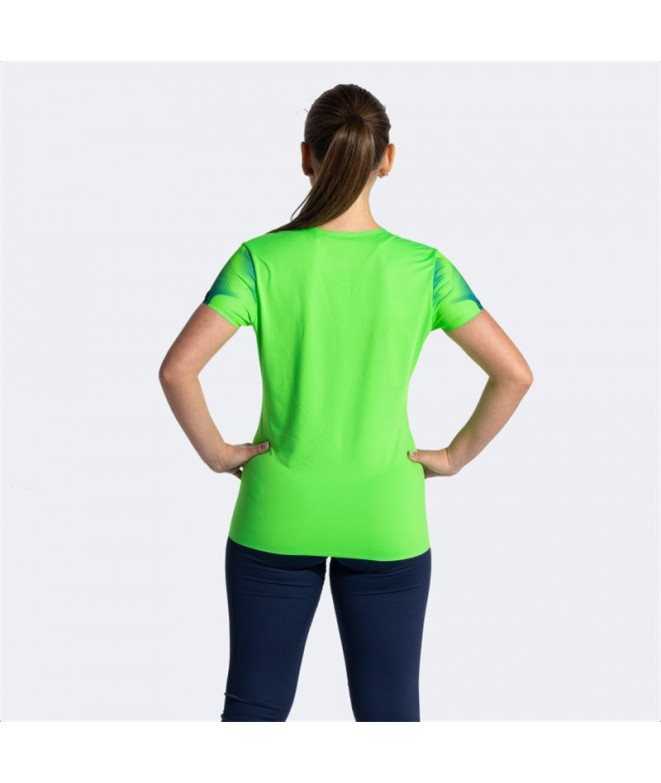 Camiseta Joma Mulher Manga curta Elite XI Verde...