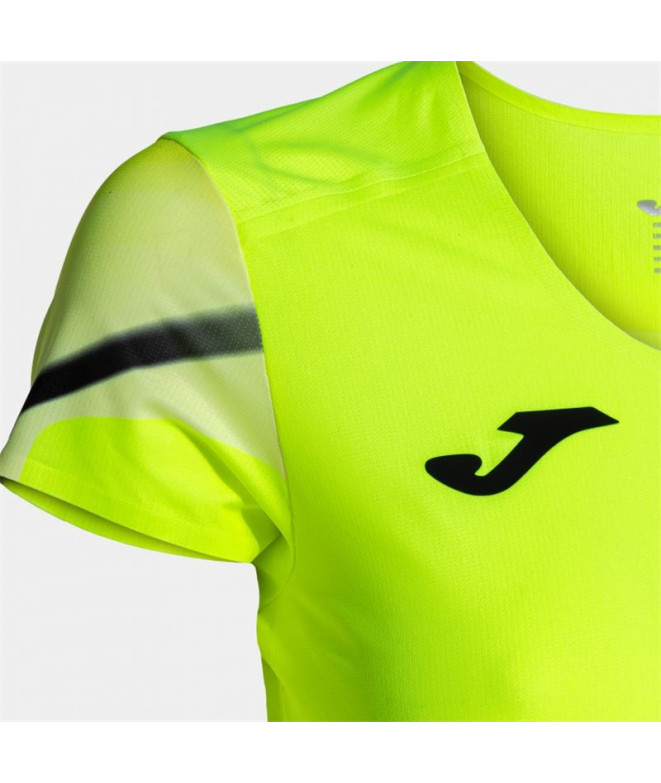 Camiseta Joma Mulher Manga curta Elite XI Fluor...