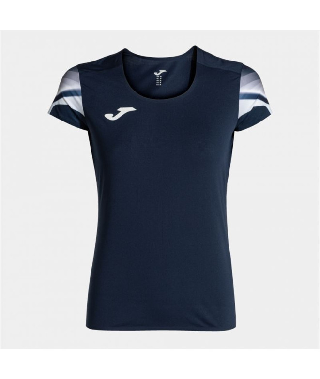 Camiseta Joma Mulher Manga curta Elite XI Branco Marinho