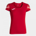 T-shirt Joma Femme Manches courtes Elite XI Rouge Blanc