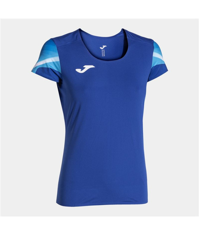 Camiseta Manga Corta Joma Elite XI Mujer Royal Blanco