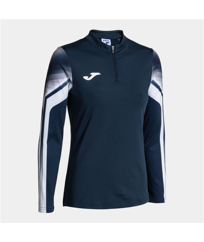 Sudadera de Running Joma Elite XI Mujer Marino Blanco