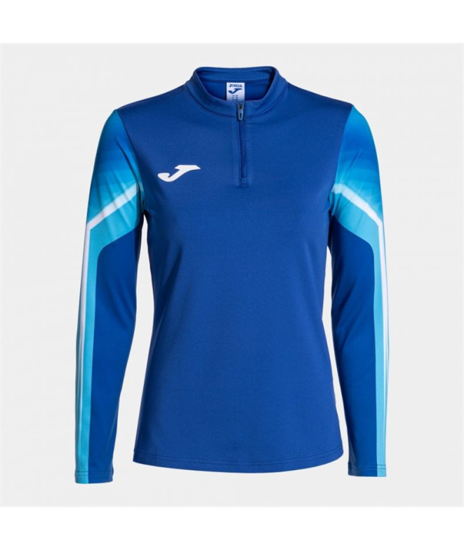 Sudadera de Running Joma Elite XI Mujer Royal Blanco