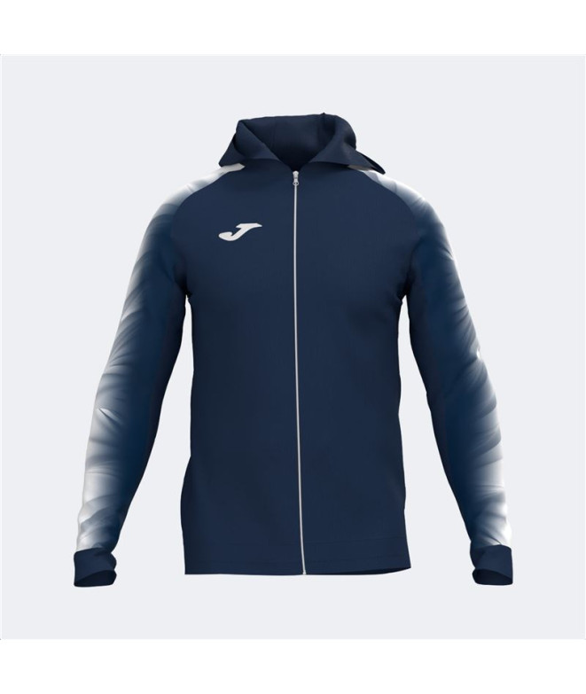 Veste Joma Femme elite XI à capuche Blanc Marine