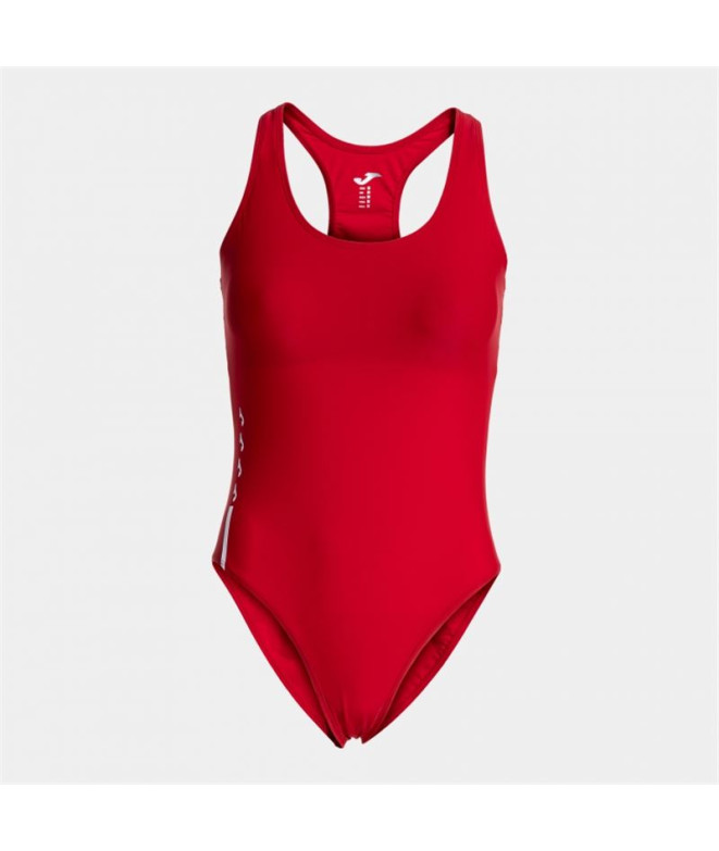 Bañador de Natación Joma Shark III Mujer Rojo