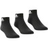 Pack 3 pares de calcetines cortos adidas Cushioned Negro