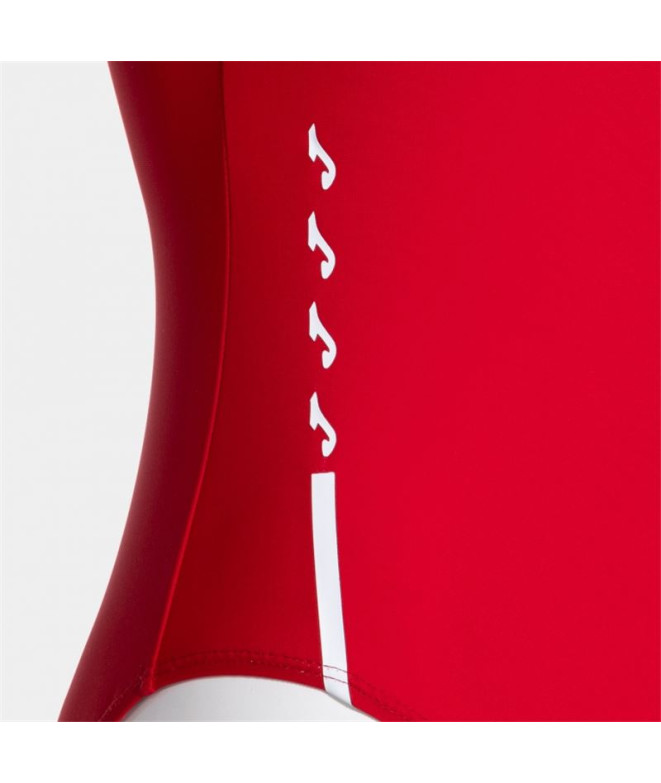 Bañador de Natación Joma Shark III Mujer Rojo