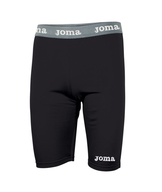 Mallas Cortas de Running Joma Warm Fleece Hombre/Niño Negro