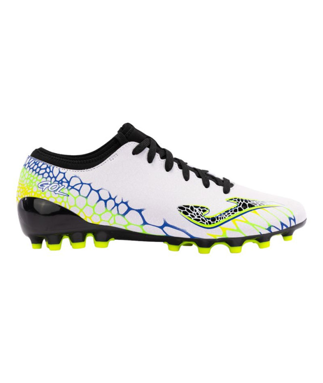 Botas de Fútbol Joma Gol 2402 Blanco Royal Artificial Grass