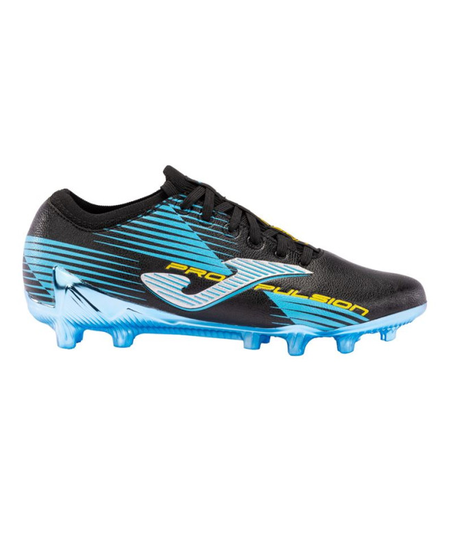 Football Joma Propulsion Cup 2401 Black Turquoise Firm Ground Boots